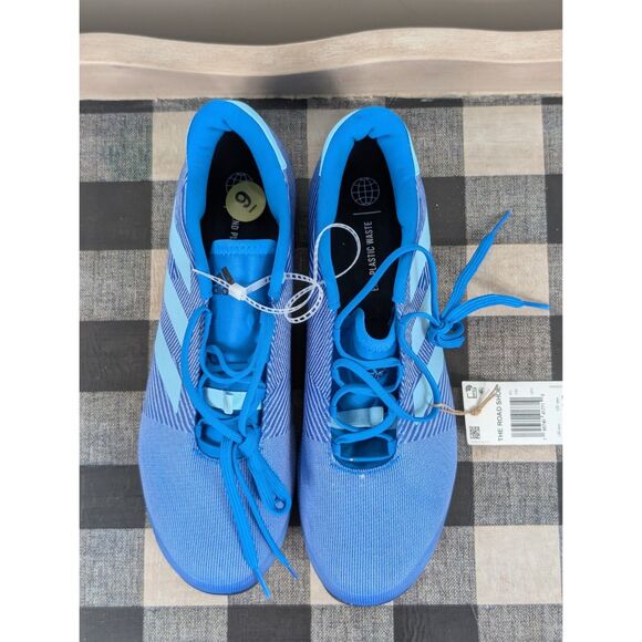 Adidas The Road Shoe Cycling Shoes Blue Men's Size 9 - Picture 1 of 11